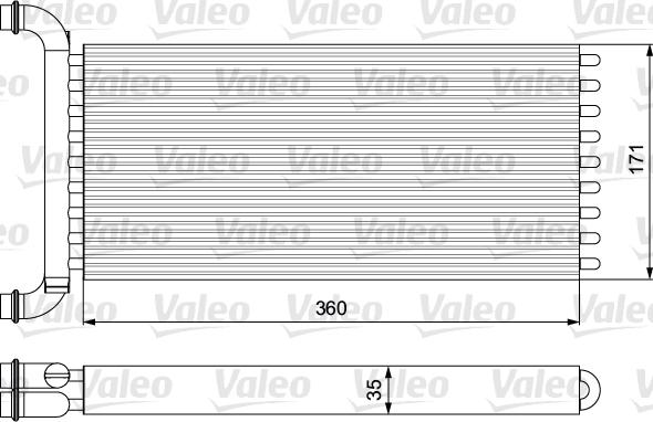 Valeo 811521 - Kalorifer Radyatörü parcadolu.com