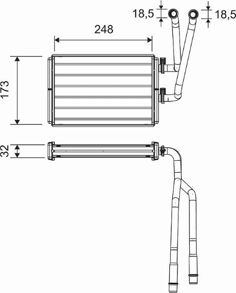 Valeo 811523 - Kalorifer Radyatörü parcadolu.com