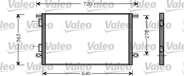 Valeo 818008 - Klima Radyatörü / Kondansatör parcadolu.com