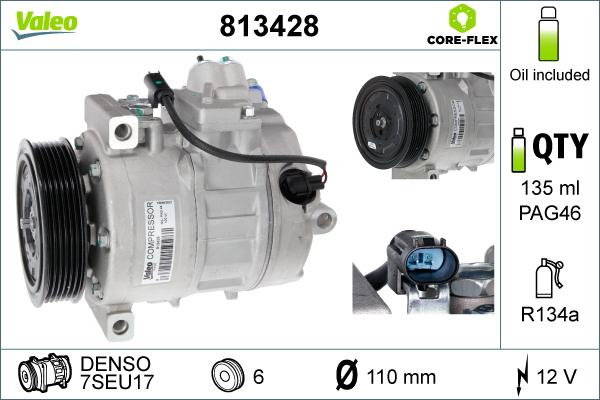 Valeo 813428 - Klima Kompresörü parcadolu.com