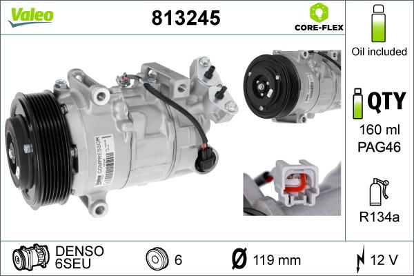 Valeo 813245 - Klima Kompresörü parcadolu.com