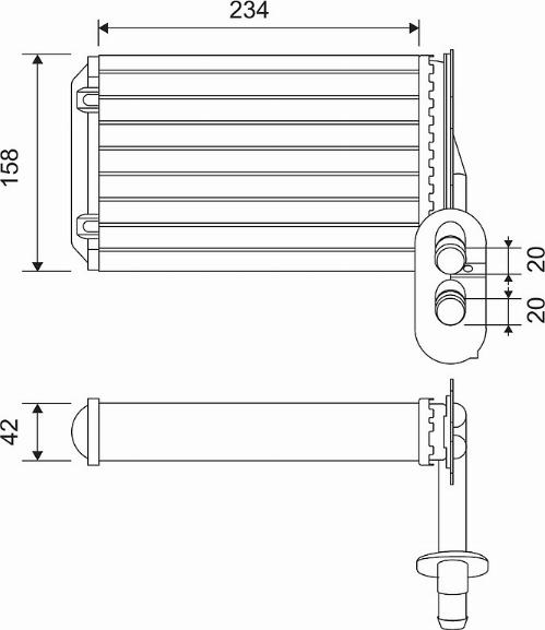 Valeo 812031 - Kalorifer Radyatörü parcadolu.com