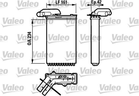 Valeo 812158 - Kalorifer Radyatörü parcadolu.com