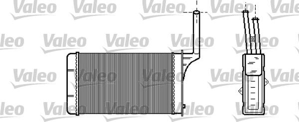 Valeo 812114 - KALORIFER RADYATORU BEHR TIPI  PEUGEOT   106  parcadolu.com