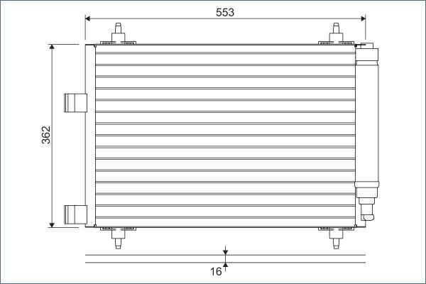 Valeo 817526 - Klima Radyatörü / Kondansatör parcadolu.com