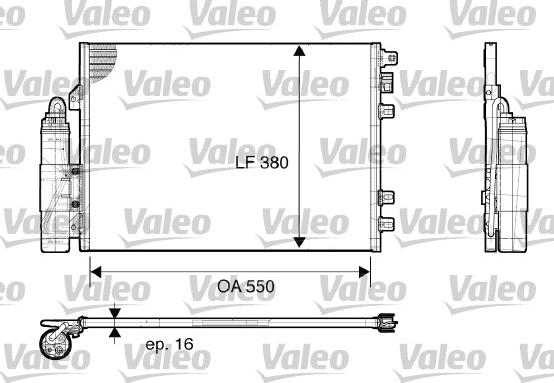 Valeo 817661 - Klima Radyatörü / Kondansatör parcadolu.com