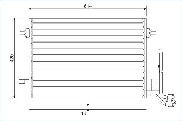 Valeo 817679 - Klima Radyatörü / Kondansatör parcadolu.com