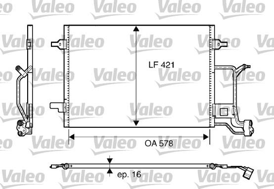 Valeo 817840 - Klima Radyatörü / Kondansatör parcadolu.com