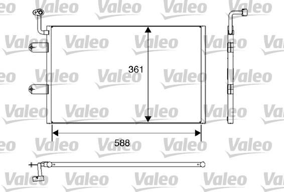 Valeo 817245 - Klima Radyatörü / Kondansatör parcadolu.com