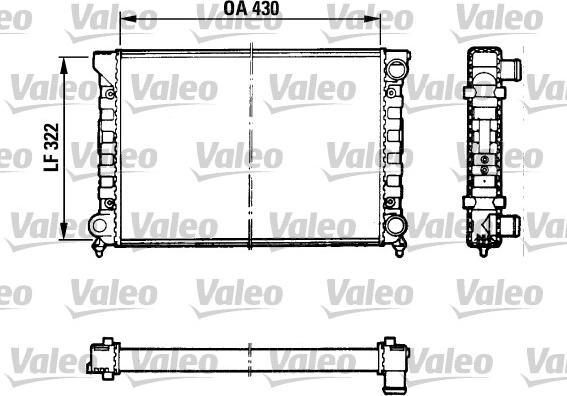 Valeo 883869 - Motor Su Radyatörü parcadolu.com