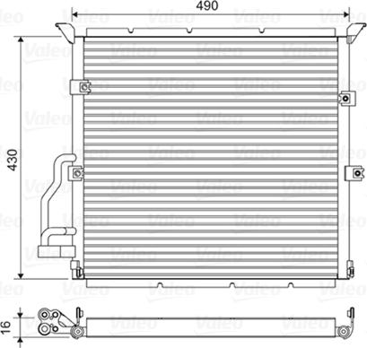 Valeo 822608 - Klima Radyatörü / Kondansatör parcadolu.com