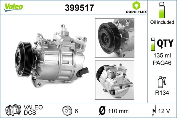 Valeo 399517 - Klima Kompresörü parcadolu.com