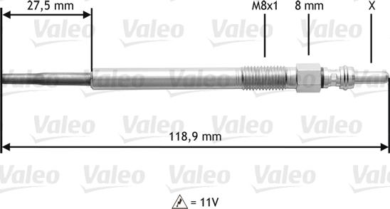 Valeo 345118 - Kızdırma Bujisi parcadolu.com