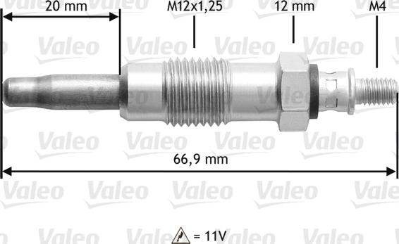 Valeo 345210 - Kızdırma Bujisi parcadolu.com