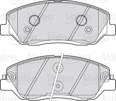 Valeo 670937 - ON FREN BALATASI SANTA FE 2.2CRDI - 2.2CRDI GLS - 2.7 03 - 06> parcadolu.com