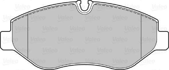 Valeo 670882 - FREN BALATASI ON VITO W639 07> VITO W447 14> CRAFTER 06> SPRINTER 06> parcadolu.com