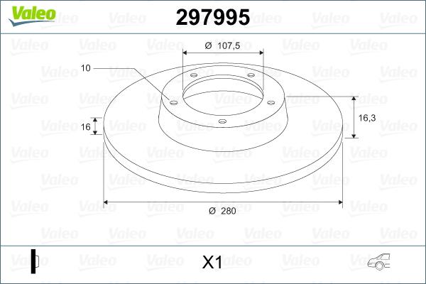 Valeo 297995 - Fren Diski parcadolu.com