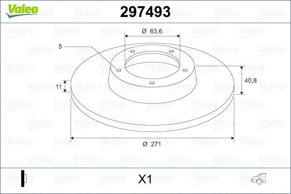 Valeo 297493 - Fren Diski parcadolu.com