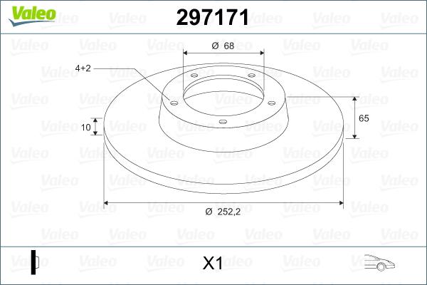 Valeo 297171 - Fren Diski parcadolu.com