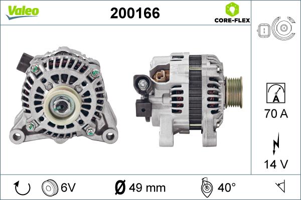 Valeo 200166 - Alternatör parcadolu.com