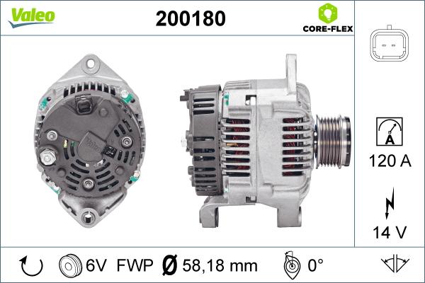 Valeo 200180 - Alternatör parcadolu.com