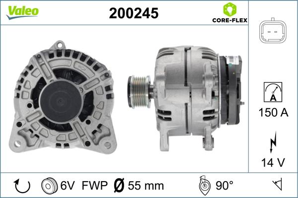 Valeo 200245 - Alternatör parcadolu.com