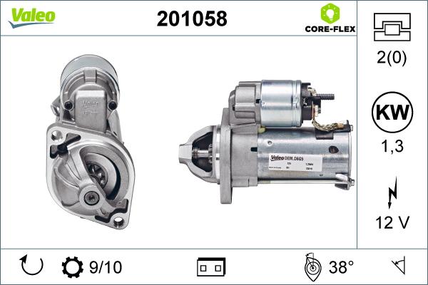 Valeo 201058 - Marş Dinamosu parcadolu.com