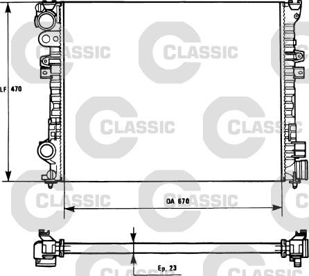 Valeo 231166 - Motor Su Radyatörü parcadolu.com