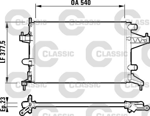 Valeo 232825 - Motor Su Radyatörü parcadolu.com