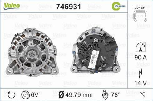 Valeo 746931 - Alternatör parcadolu.com