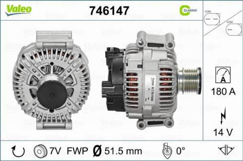 Valeo 746147 - Alternatör parcadolu.com