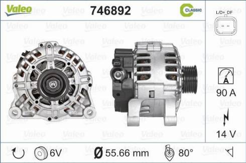 Valeo 746892 - Alternatör parcadolu.com