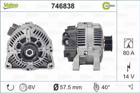 Valeo 746838 - Alternatör parcadolu.com