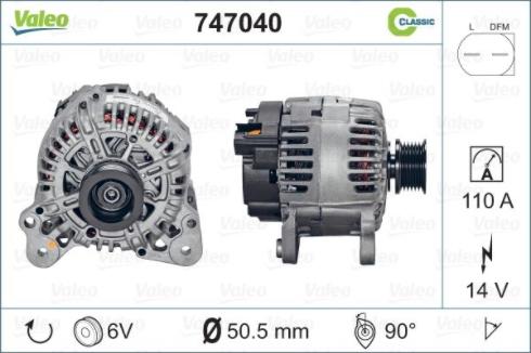 Valeo 747040 - Alternatör parcadolu.com