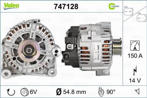 Valeo 747128 - Alternatör parcadolu.com