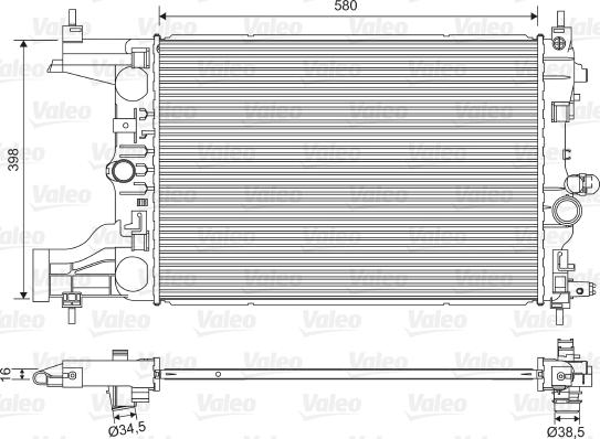 Valeo 701594 - Motor Su Radyatörü parcadolu.com