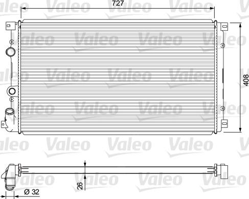 Valeo 701725 - Motor Su Radyatörü parcadolu.com