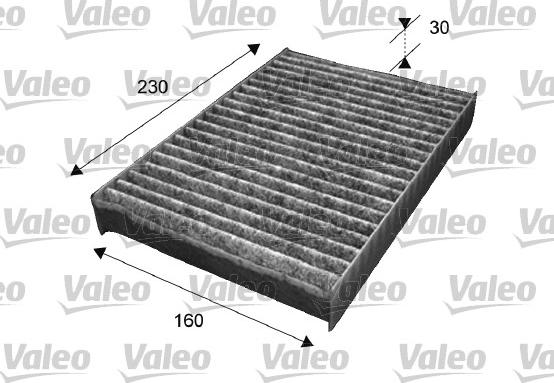 Valeo 715538 - Filtre, kabin havası parcadolu.com