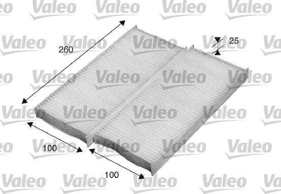 Valeo 715520 - Filtre, kabin havası parcadolu.com