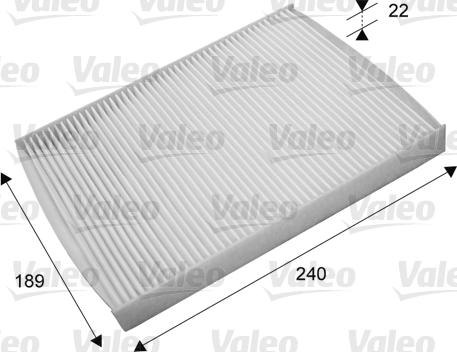 Valeo 715660 - Filtre, kabin havası parcadolu.com