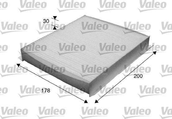 Valeo 715616 - Filtre, kabin havası parcadolu.com