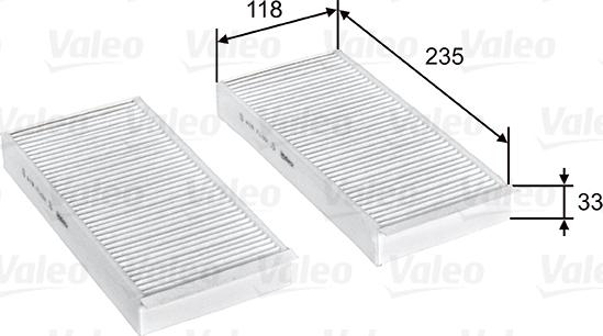 Valeo 715812 - Filtre, kabin havası parcadolu.com