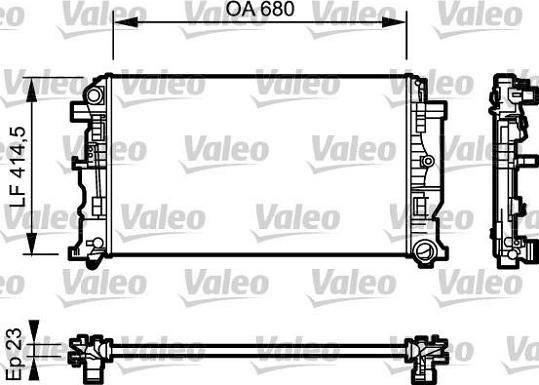 Valeo 734926 - Motor Su Radyatörü parcadolu.com