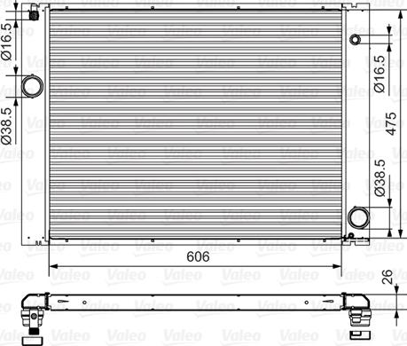 Valeo 734897 - Motor Su Radyatörü parcadolu.com