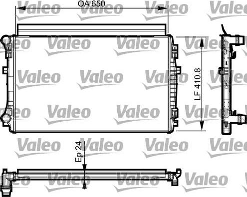 Valeo 735558 - Motor Su Radyatörü parcadolu.com