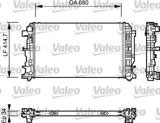 Valeo 735084 - Motor Su Radyatörü parcadolu.com