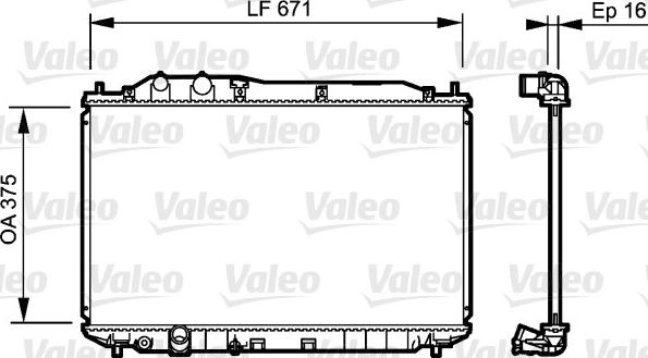 Valeo 735238 - Motor Su Radyatörü parcadolu.com