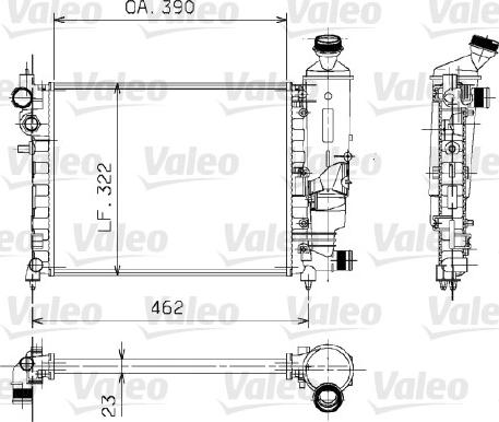 Valeo 730372 - Motor Su Radyatörü parcadolu.com