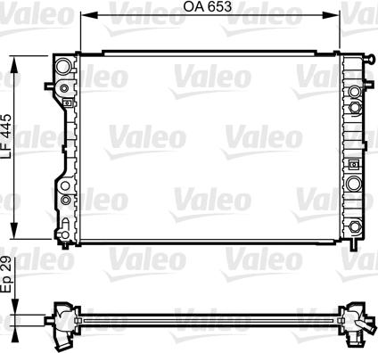 Valeo 731841 - Motor Su Radyatörü parcadolu.com