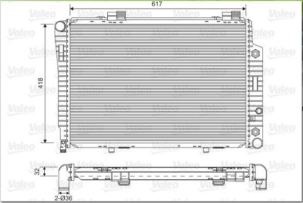 Valeo 731805 - Motor Su Radyatörü parcadolu.com